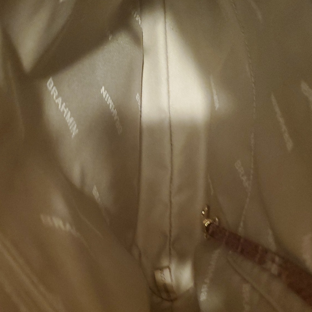 Brahmin Katie Truffle Python Melbourne.Brown/ Tan… - image 4